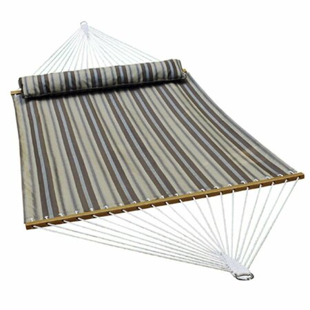 BOOK PUBLISHING CO 13 ft. Synthetic Fabric Hammock - Earth Tones GR1687501